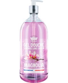 Les Petites Bains de Provence, Magnolia, Shower Gel, For Body, Face & Hair, For Sensitive Skin, 1000 ml Гели для душа для тела