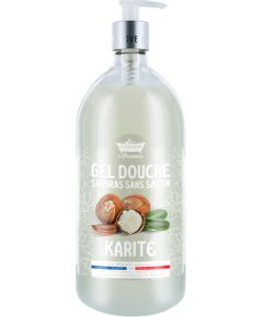 Les Petites Bains de Provence, Karite, Shower Gel, For Sensitive Skin, 1000 ml Гели для душа для тела