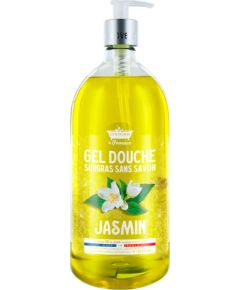 Les Petites Bains de Provence, Jasmine, Shower Gel, For Sensitive Skin, 1000 ml Гели для душа для тела