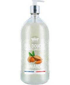 Les Petites Bains de Provence, Almond, Shower Gel, For Sensitive Skin, 1000 ml Гели для душа для тела