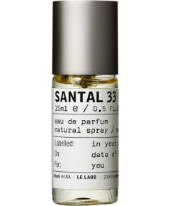 Le Labo Inc Le Labo, Santal 33, Eau De Parfum, Unisex, 15 ml Smaržas - NESAKĀRTOTS