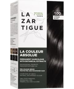 Lazartigue, La Couleur Absolue, Permanent Hair Dye, 1.00 Intense Black, 143 ml Matu kopšana