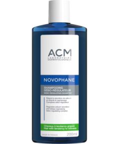 Laboratoire ACM, Novophane, Hair Shampoo, For Regulation Of Excessive Sebum, 200 ml Šampūni