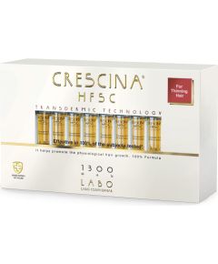 Labo, Crescina, Transdermic HFSC 1300, For Growth Stimulation, Ampoules Treatment Serum, For Scalp, For Men, 20 pcs, 3.5 ml Косметика для тела