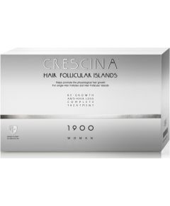 Labo, Crescina Follicular Islands 1900, For Growth Stimulation, Ampoules Treatment Serum, For Scalp, For Women, 10 +10 pcs Косметика для тела