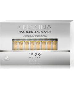 Labo, Crescina Follicular Islands 1900, For Growth Stimulation, Ampoules Treatment Serum, For Scalp, For Women, 20 pcs Косметика для тела