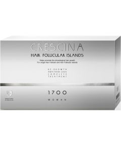 Labo, Crescina Follicular Islands 1700, For Growth Stimulation, Ampoules Treatment Serum, For Scalp, For Women, 10 +10 pcs Косметика для тела