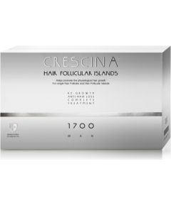 Labo, Crescina Follicular Islands 1700, For Growth Stimulation, Ampoules Treatment Serum, For Scalp, For Men, 20 pcs Косметика для тела