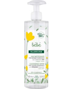 Klorane, Baby, Gentle Cleansing, Cleansing Water, For Face & Body, 400 ml Уход за лицом
