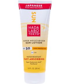 Hada Labo Tokyo, Sun, Hyaluronic Acid, Moisturiser, Sunscreen Lotion, 50, 200 ml Косметика для тела