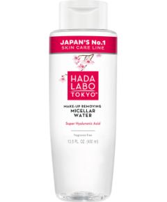Hada Labo Tokyo, Hada Labo, Hyaluronic Acid, Makeup Removing, Micellar Water, For All Skin Types, 400 ml Уход за лицом