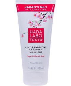 Hada Labo Tokyo, Hada Labo, Hyaluronic Acid, Eliminates Impurities, Cleansing Lotion, Face, 150 ml Косметика для тела