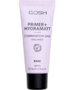 Gosh, Primer+, Matte, Liquid Primer, SPF15, 007, 30 ml Kосметические средства