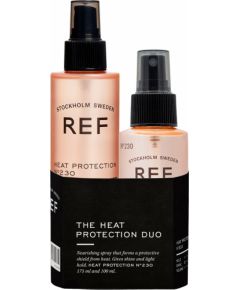 Duo Set Ref Stockholm: Protect & Prepare No.230, Vegan, Hair Spray, Heat Protection, 175 ml + Protect & Prepare No.230, Hair Spray, Heat Protection, 100 Matu kopšana