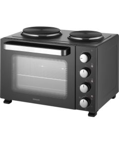 Mini oven Sencor with 2 hot plates Электропечи и плитки