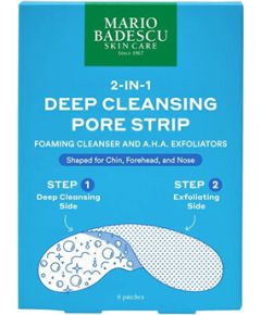 Mario Badescu 2-In-1 Deep Cleansing Pore Strip - 2 v 1 čisticí páska na póry ( 6 ks ) Косметика для тела