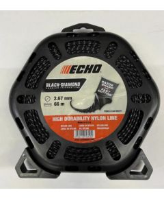 Trimmera aukla BLACK DIAMOND 2,67mm x 66,1m, Echo Piederumi dārza tehnikai