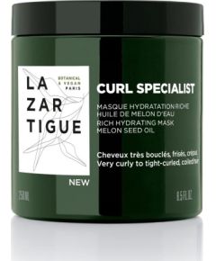 Lazartigue, Curl Specialist, Hair Treatment Cream Mask, Hydration, 250 ml Matu kopšana