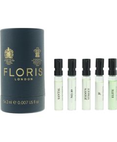 Discovery Collection Set Floris Of London: No. 89, Eau De Toilette, For Men, 2 ml *Vial + Santal, Eau De Toilette, For Men, 2 ml *Vial + Jermyn Street, Eau De Toilette, For Men, 2 ml *Vial + JF, Eau De Toilette, For Men, 2 ml *Vial + Elite, Eau De Toilett Dāvanu komplekti