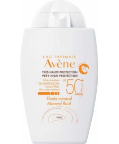 Avene, Intense Protect, Mineral, High UV protection, Sunscreen Fluid, For Face & Body, 40 ml Косметика для тела