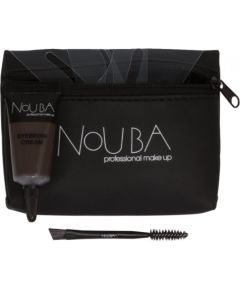 25 Set Nouba: Nouba, Eyebrow Brush + Nouba, Eyebrow Gel, 7 ml + Textile Makeup Bag, Black Kосметические средства