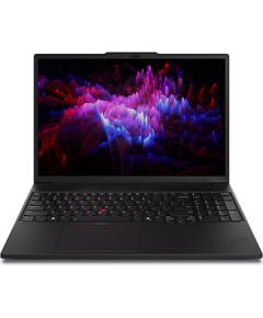 Lenovo ThinkPad P16s Gen 4 U7 255H, 32GB, 512M2, WUXGA (1920x1200), NVIDIA® RTX PRO 500 Blackwell 6GB, Fingerprint, Backlit kb, Win11Pro, BLACK. 3YR warranty / 21QV000BMH Portatīvie datori