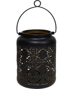 Artflow Dārza Laterna ar LED uz baterijām, 15x15x21cm, melna Āra apgaismojums