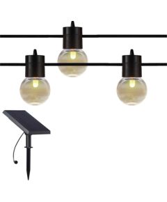 Artflow Dekor. lampu virtene solārā, G4x20, 0.5W, ar taimeri, 12.5m gara Наружное освещение