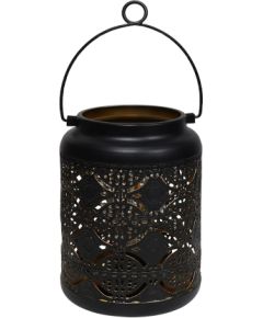 Artflow Dārza Laterna ar LED uz baterijām, 12x12x17cm, melna Āra apgaismojums