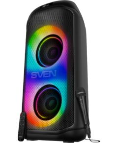Speaker SVEN PS-1050, black (200W, TWS, Bluetooth, FM, USB, microSD, LED-display, 7200mAh) Bezvadu skaļruņi