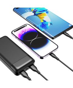 Dudao   Powerbank Dudao K18 Pro 20000mAh USB-A / USB-C / Micro USB - black Power Banks