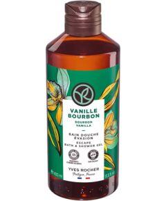 Yves Rocher, Vanille Bourbon, Cleansing, Shower Gel, All Skin Types, 400 ml Гели для душа для тела
