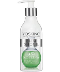 Yoskine, Slim Shock, Caffeine 5%, Anti-Cellulite, Body Cream, Body & Legs, 200 ml Ķermeņa kosmētika