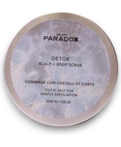 We are Paradoxx, Detox, Celtic Salt, Exfoliating, Body Scrub, 200 g Ķermeņa kosmētika