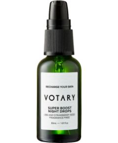 Votary, Super Boost, CBD & Strawberry Seeds, Recovery, Night, Oil, For Face, 30 ml Уход за лицом