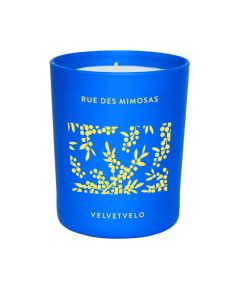 Velvetvelo, Rue Des Mimosas, Scented Candle, 185 g Telpu aromāti