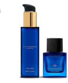 Set Thameen London: The Cora, Extrait De Parfum, Unisex, 50 ml + The Cora, Body Lotion, Body, 100 ml Dāvanu komplekti