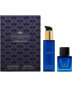 Set Thameen London: Amber Room, Extrait De Parfum, Unisex, 50 ml + Amber Room, Body Lotion, Body, 100 ml Dāvanu komplekti