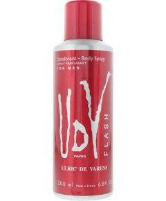 Ulric De Varens, Flash, Deodorant Spray, For Men, 200 ml Dezodoranti