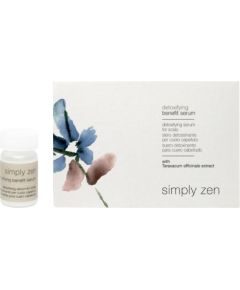 Set, Simply Zen, Detoxifying, Leave In Scalp Treatment Serum, For Detoxing, 12 pcs, 5 ml Matu kopšana