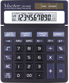 Kalkulator Vector CD-1181 II (ZI1016) Jaunumi - Birojam
