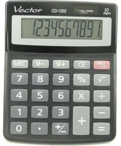 Kalkulator Vector (KAV CD-1202 BLK) Jaunumi - Birojam