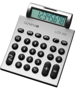 Olympia LCD 308 kalkulator Desktop Podstawowy kalkulator Jaunumi - Birojam