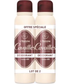 Set Duo, Roge Cavailles, L'Homme, 48h Protection, Deodorant Spray, For Men, 2 pcs, 150 ml Dezodoranti