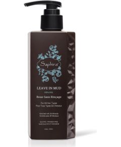 Saphira, Leave In Mud, Paraben-Free, Hair Leave-In Conditioner, For Moisturizing, 250 ml Matu kopšana