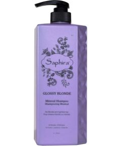 Saphira, Glossy Blonde, Rich In Minerals, Hair Colour Shampoo, For Blonde Hair, Blonde, 1000 ml Šampūni