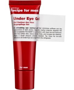 Recipe For Men, Under Eye Gel, 100% vegan, Minimizes puffiness, Morning and evening, Eye Gel, 25 ml Уход за лицом