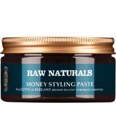 Raw Naturals, Money Styling, Paraben-Free, Hair Styling Paste, Firm Hold, Medium to high, Hair, 100 ml Matu kopšana
