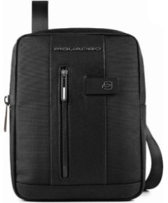 Piquadro, Brief 2, Nylon And Leather, Textile Crossbody Bag, Black, CA1816BR2/N, For Men Сумки, обложки для ноутбуков