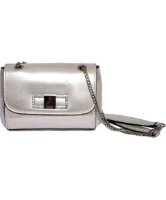 Guess, XBODY FLAP, Textile Crossbody Bag, Silver, Mini, For Women Сумки, обложки для ноутбуков